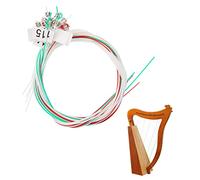 Toyvian 15-string Nylon Lyre String Set Number Markings Replacement Lyre Harp Strings for Musical Instrument Accessories Suitable for and Small Harp Repair
