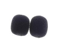 Toyvian 15pcs Black Lavalier Mic Windshield Covers High-density Microphone Windshield for Wind Protection and Vocal Clarity Compatible Small Lapel Mics for Streaming Podcasting and Live