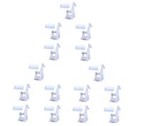 Toyvian 15pcs Cabinet Locks for Safety Magnetic Latch for Doors No Screws Easy to Use Childproof Lock