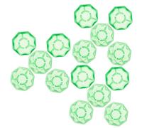 Toyvian 15pcs Guitar Effect Pedal Footswitch Topper Fluorescent Cap for Electric Guitars Easy Installation Accessory Compatible
