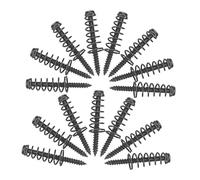 Toyvian 15pcs Guitar Pickup Screws and Springs Thread for Bass and Electric Guitars Anti-loosening Hardware for Stable Sound and Adjustment Compatible with Various Models
