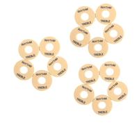 Toyvian 15pcs Guitar Toggle Plate for Electric Guitar Rhythm Treble Washer Ring Essential Parts for Accessories