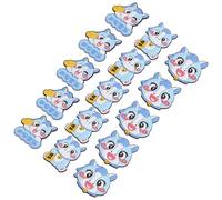 Toyvian 15pcs Horse Patch Ornaments Chinese Zodiac Animals Embellishment for Those Born in The Year of The Horse 2.36x1.97x0.08in Soft Rubber Sturdy Easy Application Damage-Free Shower