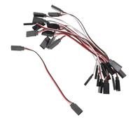 Toyvian 15pcs RC Motor Extension Cables 150mm Male-to-Male Wire for Remote Control Models Flexible RC Connecting Lines for Control Boards Signal Stability Extension Connectors for Parts
