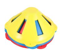 Toyvian 15Pcs Soccer Training Cones with Wind Resistant Design Durable Thickened Disc Markers in Red Yellow Blue for Football Agility and Speed Drills