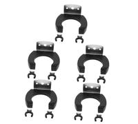 Toyvian 15pcs Wall-mounted Microphone Holder Sturdy Wireless Mic Rack for Broadcasting Rooms and Ktv Use Space-saving Design Easy Installation and Microphone Hook