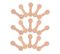 Toyvian 15pcs Wooden Train Track Connectors Bone Shaped DIY Adaptors Secure Stable Connection Compatible with Major Wooden Rail Brands for Creative Play and Use