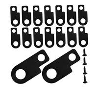 Toyvian 16 Sets Guitar Pedal Holder Mounting Kit for Electric Guitar Effects Pedals, Metal Brackets with Stable Mechanism and Compact Design, for Practice and Stage Presence