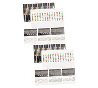 Toyvian 16pcs Guitar Fretboard Sticker Notes Pvc Scale Decals for Guitar Practicing Learning Chord Stickers Pack