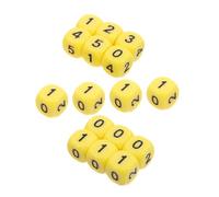 Toyvian 16pcs Math Teaching Dice Set Fun Number Dice for Interactive Educational Tool for Classroom Home and Tutoring Activities