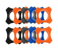 Toyvian 16pcs Mic Antirolling Protection Ring Microphone Rubber Sleeve Anti-slip Shockproof Soft Rubber Accessories for Ktv Sessions Convenient Maintenance and Cleaning