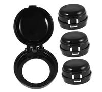 Toyvian 16pcs Stovetop Knob Covers Switch Protective Covers Gas Knob Safety for Childproofing Stove Burner