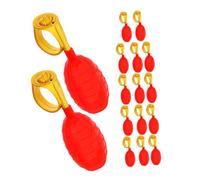 Toyvian 16pcs Water Squirting Prank Rings for April Fools Day Reusable Water Spray for Halloween Birthday Parties Summer Barbecues Fun Indoor and Outdoor Tricky Prank Games