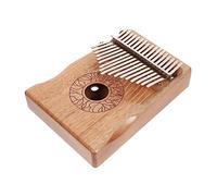 Toyvian 17 Key Wooden Thumb Piano Portable and Easy to Learn Kalimba Ideal Present for Music Lovers Finger Piano