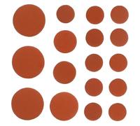 Toyvian 17pcs Complete Clarinet Repair Kit Sound Hole Pads Leather Clarinet Pad Accessories for Woodwind Instrument