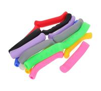 Toyvian 18 Pairs Silicone Brake Lever Covers Anti-Slip Grip Sleeve Protector for Mountain Road Bikes Elastic Brake Handle Protection Cycling Accessory