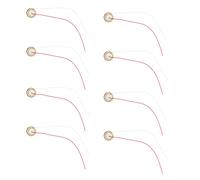 Toyvian 18pcs Discs Transducers for Acoustic Instruments Low Power Consumption High Sensitivity Easy Installation Great for Guitars Microphones and Stompboxes