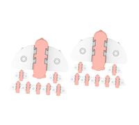 Toyvian 18pcs Door Lock Boys and Girls Safety Locks for Sliding Glass Door Easy to Install Adhesive