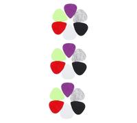 Toyvian 18pcs Felt Guitar Picks Mixed Color Wool Felt Plectrums for Acoustic Electric Guitars Ukulele and Comfortable to Play