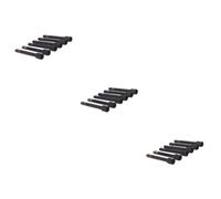 Toyvian 18pcs Metal String Lock Screws for Electric Guitar Tremolo Bridge Saddle Quality Clamp Screws Fit for Guitar Enthusiasts Finish