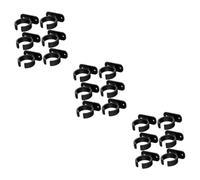 Toyvian 18pcs Plastic Multi Functional Desktop Mic Clamp Stand Holder for Microphone Tabletop Mic Stand Fixing for Recording Microphone