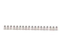Toyvian 18pcs Through Body Ferrules Guitar String Cap Mounting Buckle Silver Guitar Parts for Accessories Fit