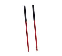 Toyvian 1pair Aluminium Alloy Drumsticks Rust Drumsticks for Drum Pad Practice for Beginners and Advanced Drummers Dark Red