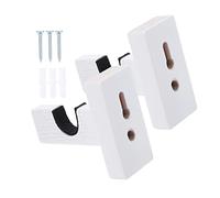 Toyvian 1Pair Bat Holder Wall Mounted Multi Function Bat Hanger for Baseball Softball Durable Home Bat Stand for Sports Lovers and Home Organization