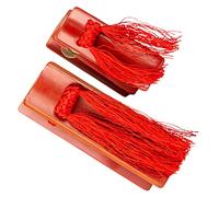Toyvian 1pair Traditional Bamboo Kuaiban Clappers of Percussion Instruments for Adults and Smooth for Comfortable Use Sound for