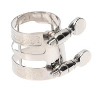Toyvian 1pc Alto Saxophone Head Clip Nickel Plated e Flute Mouthpiece Fastener for Beginners Elegant Design for Performance Stability and Sound Quality