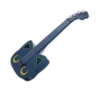 Toyvian 1pc Cat-shaped Educational Ukulele Toy Imitated Design for Boys and Girls Fun Musical Instrument to Cultivate Rhythm and Imagination Blue