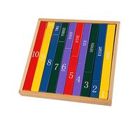 Toyvian 1Pc Colorful Montessori Decimal Building Blocks Educational for Funny Plaything for Preschool Learning Enhances Logical Thinking and Sensory Experience