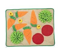 Toyvian 1pc Creative Dog Sniff Training Cushion Vegetable Garden Puzzle for Dogs Interactive Snuffle Mat for Scent Games Durable Polar Pet Activity for Energy Consumption