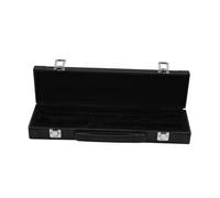 Toyvian 1pc Durable Flute Storage Box Leather Case for Wind Instruments Black Protects against Dust Impact for Musicians Great for Beginners Performers