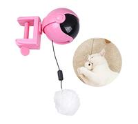 Toyvian 1Pc Electric Lifting Cat Ball Automatic Teaser for Cats Durable Material Clip Design for Home Exercise and Play Pink Without Battery
