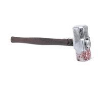 Toyvian 1Pc Halloween Prop Simulation Hammer Plastic Decor Prank for Carnival Parties Safe and Realistic Design for Halloween Horror Accessories and Fun Cosplay