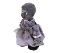 Toyvian 1Pc Halloween Voice Activated Induction Doll Glowing Walking Scary Doll for Haunted House Party Bar Decorations Spooky Scene Layout Prop Battery Not Included