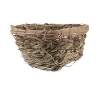 Toyvian 1Pc Hand Woven Grass Rabbit Nest Pastoral Style Pet House for Small Animals Comfortable Safe Hut for Guinea Pigs Hamsters and Chinchillas Durable Adorable Design
