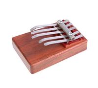 Toyvian 1pc Kalimba Thumb Piano Tone Reddish Brown Finger Instrument for Beginners Musical Toy for Boys and Girls and Music
