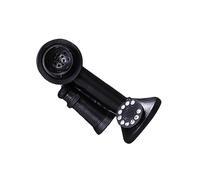 Toyvian 1pc Mini Retro Telephone Decor Resin Adornment for Desk Room Centerpiece Charming Home and Office Decoration for Retro Lovers