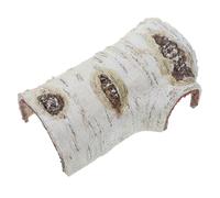 Toyvian 1Pc Pet Hiding House Natural Resin Reptile Hideout for Tortoises Lizards and Spiders Cozy Shelter Decoration for Exotic Pets Reliable Design
