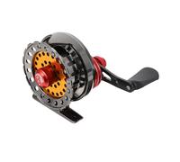 Toyvian 1pc Portable Metal Fishing Reel for Ice Fishing Ergonomic Handle Lightweight Design Durable Accessory