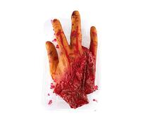 Toyvian 1Pc Severed Finger Halloween Decorative Prop Realistic Human Organ for Haunted House and Horror Party Decorations Reusable and Safe Material for Creepy Atmosphere