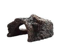 Toyvian 1Pc Tree Bark Hiding Cave Aquarium Decoration Durable Resin Fish Tank Decor for Reptiles Unique Simulation Design Safe and Easy to Clean for Aquatic Habitat