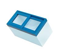 Toyvian 1pc Vivid Mini Refrigerator Model Decorative Mini Freezer for Dollhouse and Home Decor for Playing House Toy Enrich Your Atmosphere