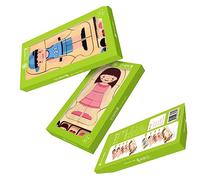 Toyvian 1pc Wooden Body Constitution Puzzle Educational Puzzle for Years Promotes Cognitive Skills Hand Eye Coordination Safe Material for Parent Interaction
