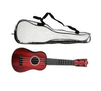 Toyvian 1set Acoustic Guitar Toy for Boys and Girls Ukulele Musical Instrument Bag for Beginner Practice Lightweight Design Encouraging Rhythm and Auditory Skills
