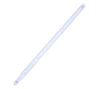 Toyvian 1set Acrylic Drumsticks Glow The Dark Jazz Drumsticks for Drummers Lightweight and Comfortable for and Practice