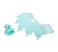 Toyvian 1set Adjustable Shower Cap Set Hair Washing Visor Hair Brush for Toddlers Keeps Ears Dry Comfortable During Bath Lightweight Easy to Use for Daily Use