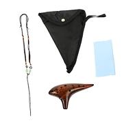 Toyvian 1set Alto Ocarina Instrument for Beginners Includes Lanyard and Protective Bag for Boys and Girls and Music Enthusiasts